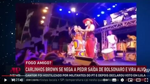 Análise: Carlinhos Brown interrompe "Fora Bolsonaro" em seu Show