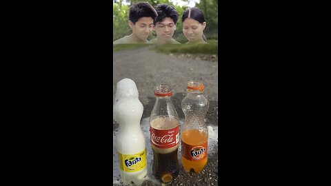 Coca Cola, Fanta, Sprite und Mentos | Experiment