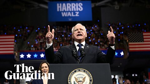 'These guys are as weird as hell': Tim Walz gives first speech as Kamala Harris's VP pick| RN