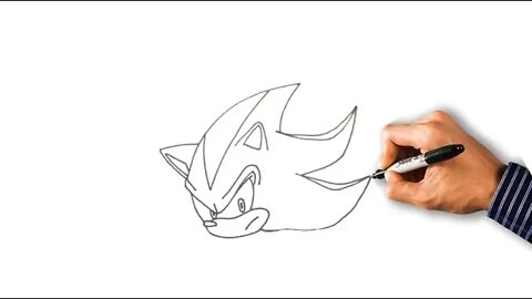 Como desenhar o Shadow (Sonic)| How to draw Shadow