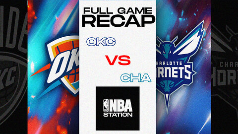 OKC Thunder vs Charlotte Hornets | Preseason | Game Highlights | October 15, 2023. #nba