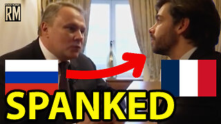 HILARIOUS: Russian Politician Spanks French Journalist in TV Interview