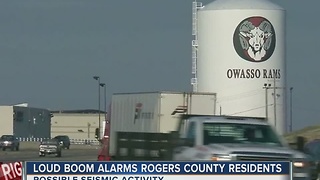 Rogers County residents hear loud boom