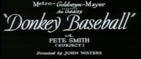 An Oddity - "Donkey Baseball" (MGM)