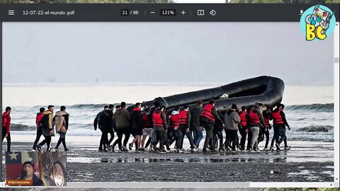 Tráfico humano, carteles y la Royal Navy!!! migración masiva por Canal de la Mancha hacia UK