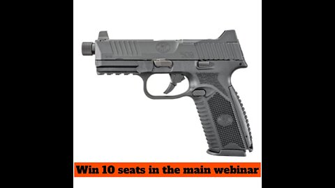 FN 509 TACTICAL 9MM PISTOL 4.5" THREADED BARREL, BLACK MINI #1 for 10 seats in the main webinar