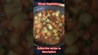 Mixed Vegetables Recipe #subscribe #pakistan #food #india #trending #cooking #new #america #viral #