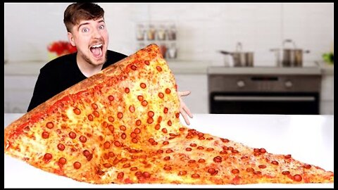 Ate The World’s Largest Slice Of Pizza