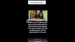 Joe Biden talking about ice cream & “good looking kids” instead of addressing school shooting