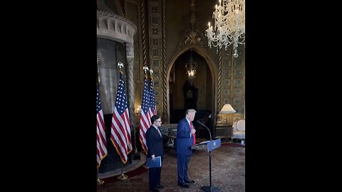 TRUMP❤️🇺🇸🥇HOLDS MEETING WITH HOUSE SPEAKER IN FLORIDA 💙🇺🇸🏅🏰⭐️