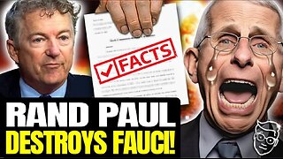 Rand Paul RIPS OPEN Classified Docs Proving COVID Coverup By Fauci CIA This Is The Smoking Gun