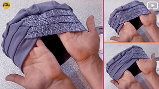 ✅ Hijab Cap Cutting And Stitching/ Inner Hijab Cap Cutting Stitching/ Hijab Inner Cap DIY/ turban