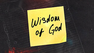 Wisdom of God - Pastor Vlad