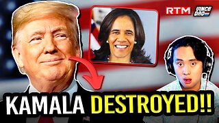 Trump Releases BRUTAL AD on Kamala Harris As Biden DROPS OUT!