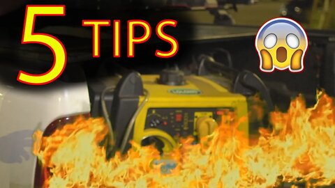 RV Generator SAFETY (in the Real World)