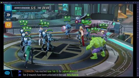 MSF War Live: Secret Avengers Shield vs Wave 1 Avengers + Thor