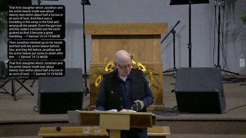 Adult Sunday School - By Many or By Few 1 Sam 14:1-23