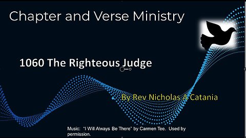 1060 The Righteous Judge