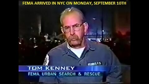 CBS News: Dan Rather Reports FEMA Arrived in New York City the Night BEFORE 9/11