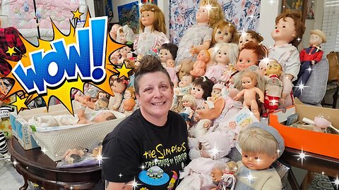 HUGE Vintage Doll Haul - My Biggest Doll Haul Ever!! nlovewithreborns2011