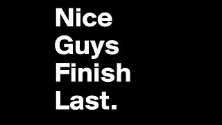 "Why Nice Guys Finish Last: The Truth About Attracting Women"