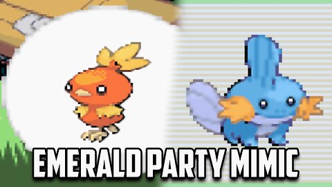 Pokemon Emerald Party Mimic - GBA Hack ROM Your Party Will Mimic Your Enemy Party