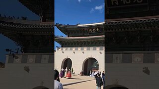 South Korean Castle out side wall.