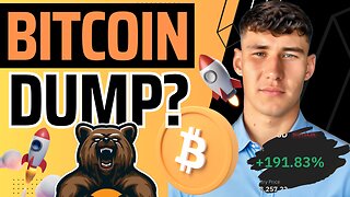 Bitcoin Dump Incoming?📉