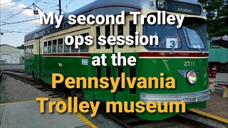 Pennsylvania Trolley museum. second Trolley Operation. part 3