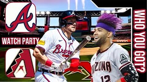 Atlanta Braves vs Arizona Diamondbacks | Live Play by Play & Reaction Stream 3D Sim | MLB 2024 Game