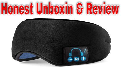 Sleep Headphones Bluetooth, 2019 Upgrade Sleep Mask with Bluetooth Headphones, Built-in Speakers