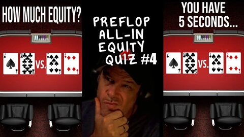 POKER PREFLOP ALL-IN EQUITY #4