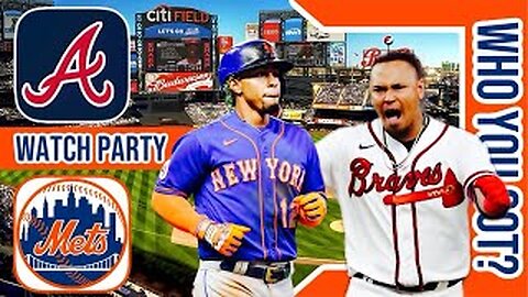Atlanta Braves vs New York Mets | Live Play by Play & Reaction Stream 3D Sim | MLB 2024 Game 102