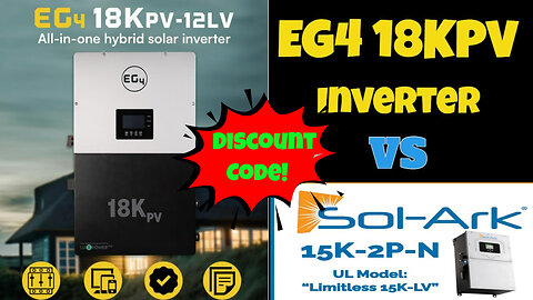 EG4 18KPV all in one Hybrid Solar Inverter Spec Review
