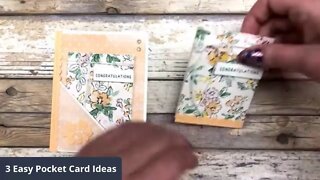 3 Easy Pocket Card Ideas