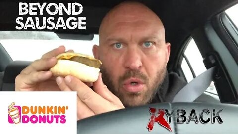 Dunkin Donuts Beyond Sausage Breakfast Sandwich Food Review Mukbang Ryback tv