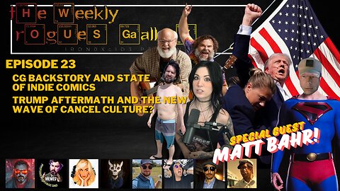 Ep 23 CG backstory & state of indie comics. Trump aftermath & new wave of Cancel Culture.