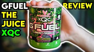 GFUEL XQC THE JUICE Energy Fomula Review