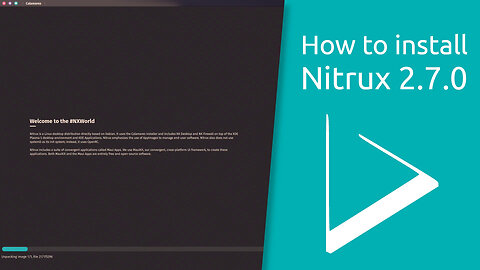 How to install Nitrux 2.7.0