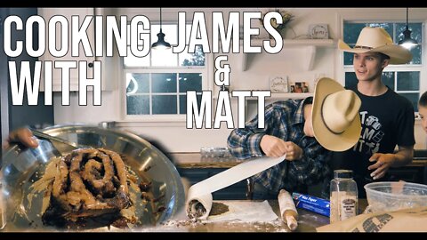 Cooking With James & Matt/ Making Cinnamon Buns!/ Free Recipe