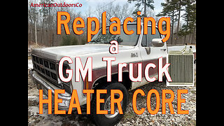 How To Install A GM Squarebody Truck Heater Core