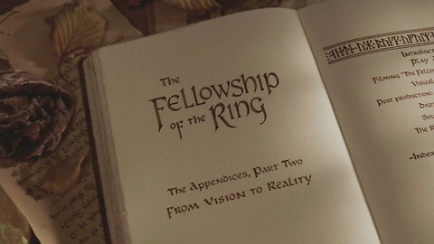 The Fellowship of the Ring - The Appendices Pt. 2 | Pre-Vis Animatic