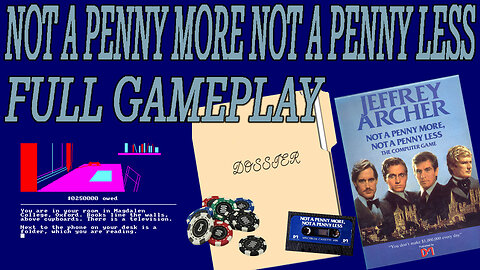 NOT A PENNY MORE NOT A PENNY LESS - FULL GAMEPLAY ON THE AMSTRAD - NO COMMENTARY