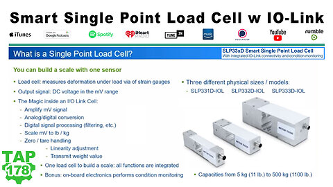 Smart Single Point Load Cell with IO-Link from Mettler Toledo