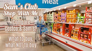 SAM'S CLUB SHOP WITH ME HAUL | BUDGET MEAL PREP | FOOD STORAGE PANTRY TOUR LARGE FAMILY MEALS