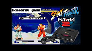 Street Fighter Zero SGDK Port WIP#2 (Mega Drive - Sega Genesis)