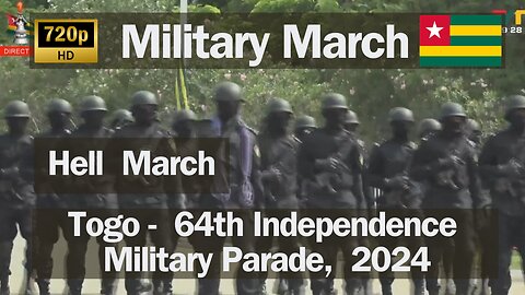 Hell March - Togo 64th Independence Military Parade 2024