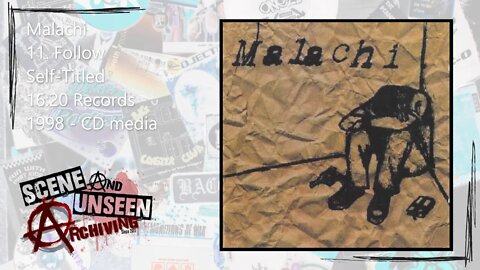Malachi (Blissfield, MI) - Self-Titled CD - 11. Follow. 1998 Michigan Christian Hardcore/Metal.