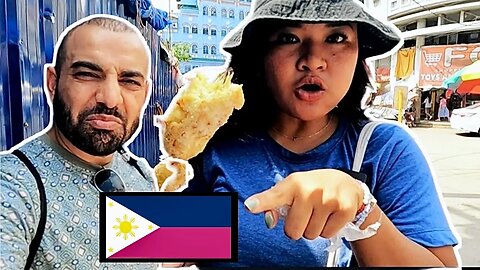 Foreigners try Filipino STREET food for the FIRST time 🇵🇭