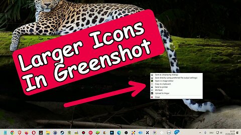 How Make The Icons In Greenshot Larger (Error Solved: "Sorry, an unexpected Error Occurred")